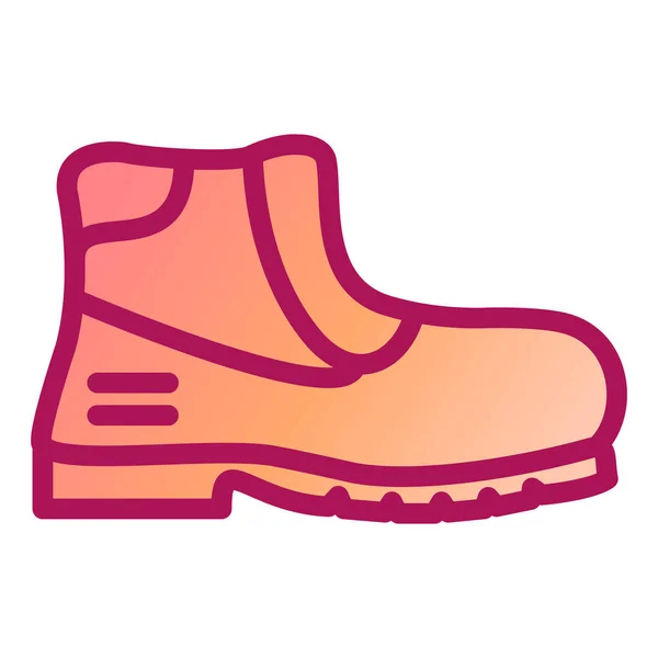 Zapato Icono Web Ilustración Simple — Vector de stock