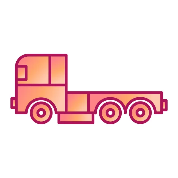 Illustration Vectorielle Icône Camion Livraison — Image vectorielle