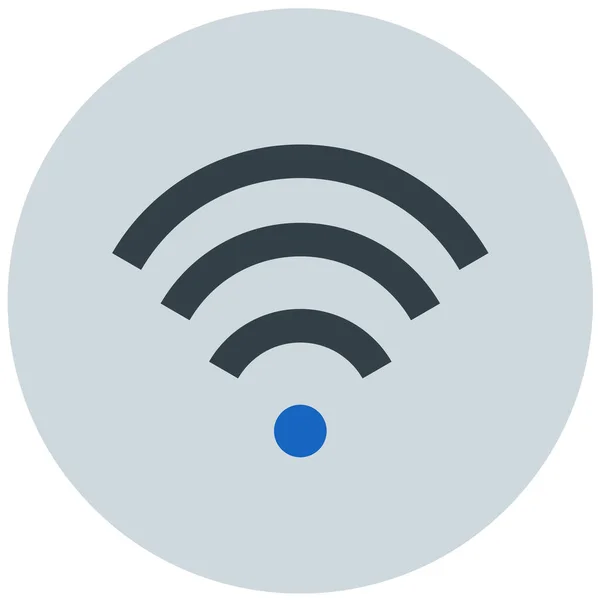 Wifi Icona Web Semplice Illustrazione — Vettoriale Stock