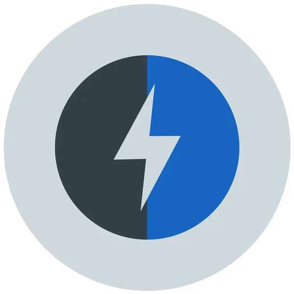 Lightning Web Icon Simple Illustration — Stock Vector