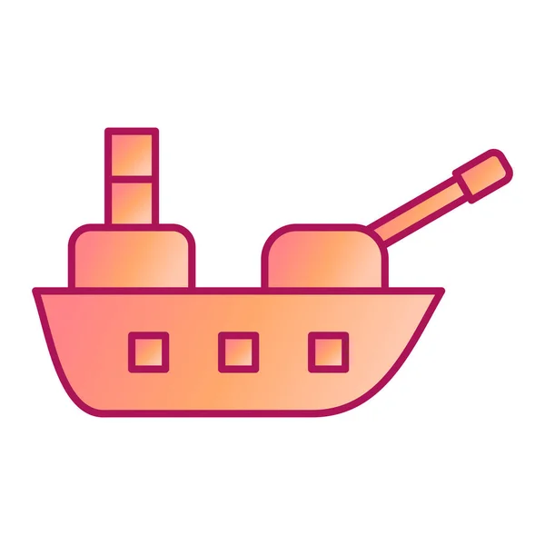 Boat Web Icon Simple Illustration — Stock Vector