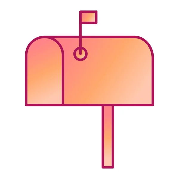 Mailbox Icon Vector Illustration — Stock Vector