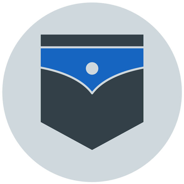 pocket modern icon vector illustration 