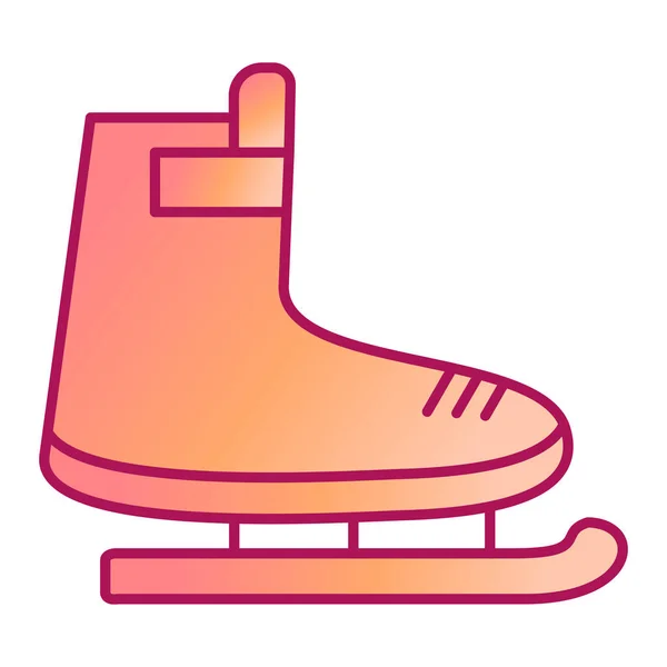 Schaatsen Icoon Schets Illustratie Van Snowboard Boot Vector Pictogrammen Voor — Stockvector