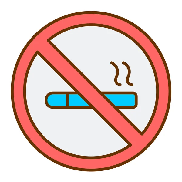 Smoking Modern Icon Vector Illustration — Stockvector