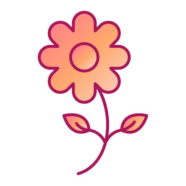 Flor Icono Vector Ilustración — Vector de stock