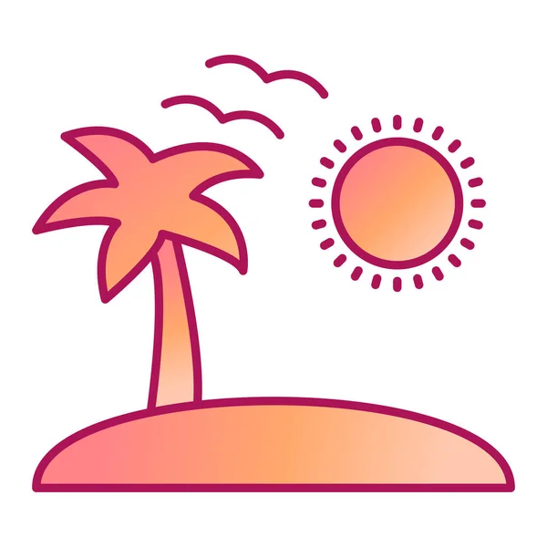 Verano Playa Vacaciones Icono Vector Ilustración Diseño — Archivo Imágenes Vectoriales