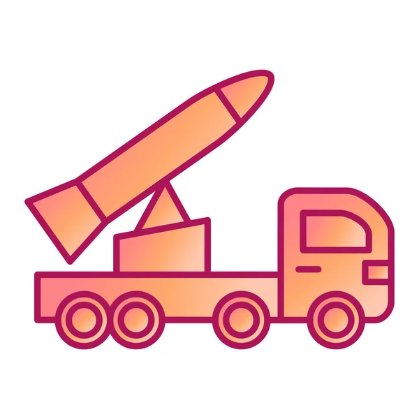 Ikona Ciężarówki Towarowej Zarys Ilustracji Wektora Samochodu Dostawczego Odizolowany Styl — Wektor stockowy