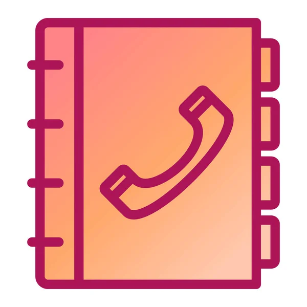 Boek Pictogram Vector Illustratie — Stockvector