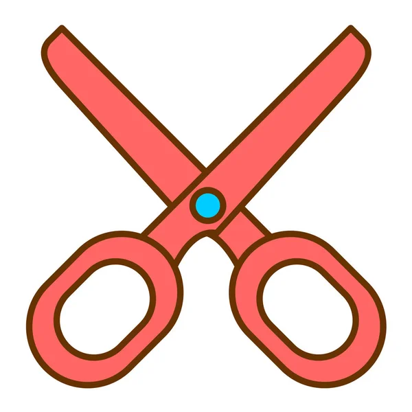 Scissors Icon Outline Illustration Scissor Vector Icons Web — Stock Vector