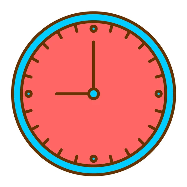 Illustration Vectorielle Icône Horloge — Image vectorielle