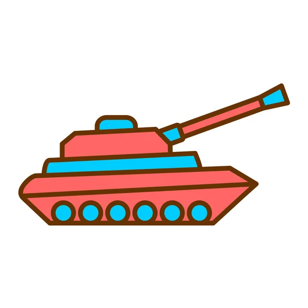 Tank Modern Icon Vector Illustration — Stok Vektör