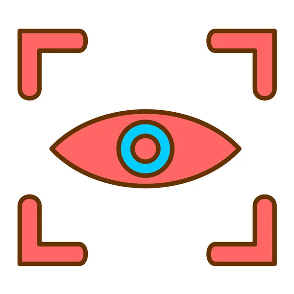 Eye Vector Icon Sign Symbol — Stock Vector