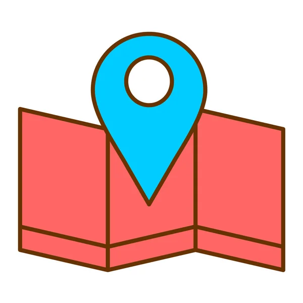 Map Pin Icon Vector Illustration — Stock Vector