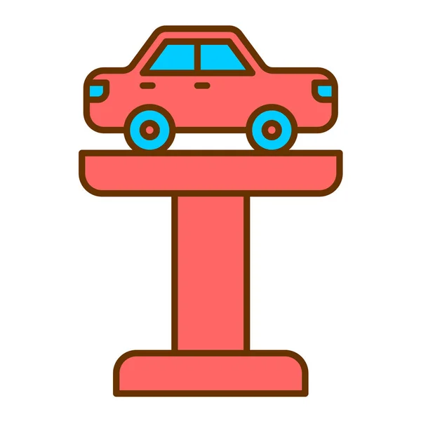 Ícone Serviço Carro Esboço Ilustração Ícones Vetor Veículo Táxi Para —  Vetores de Stock