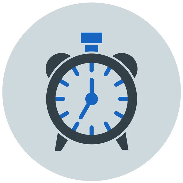 Alarm Clock Modern Icon Vector Illustration — Vetor de Stock