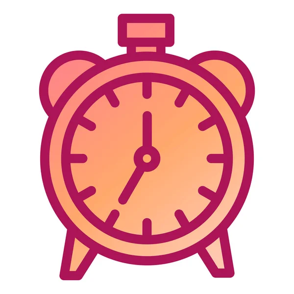 Reloj Despertador Icono Moderno Vector Ilustración — Archivo Imágenes Vectoriales