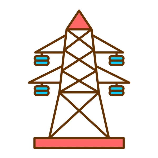 Illustration Vectorielle Icône Électricité Énergie — Image vectorielle