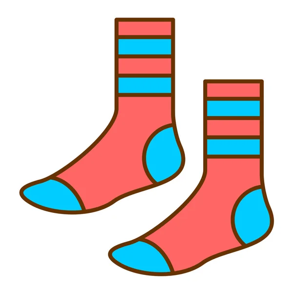 Значок Шкарпеток Векторна Ілюстрація — стоковий вектор