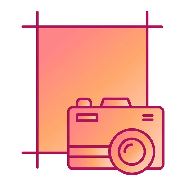 Camera Modern Icon Vector Illustration — Stockvector