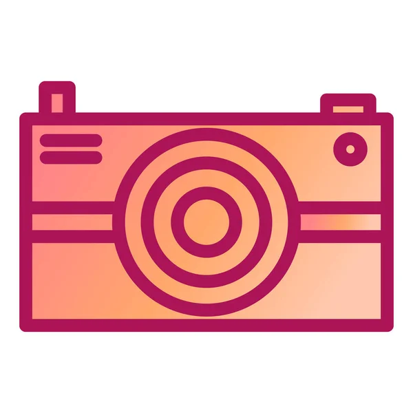 Camera Web Icon Simple Illustration — Stock Vector