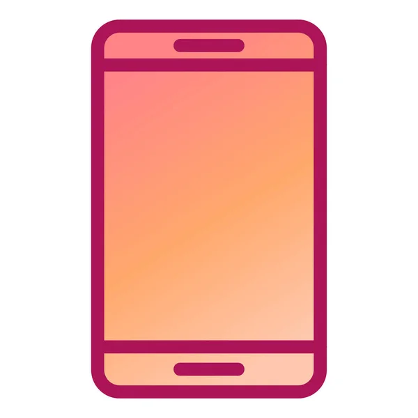 Smartphone Icono Web Diseño Simple — Vector de stock
