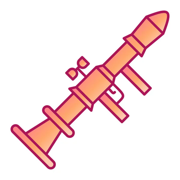 Icono Cohete Ilustración Simple Los Iconos Del Vector Nave Espacial — Vector de stock