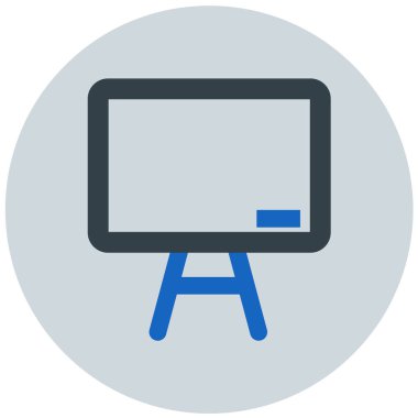 Tahta. Web simgesi basit illüstrasyon