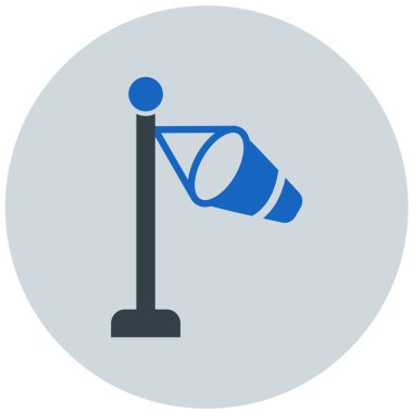 Bayrak simgesinin vektör illüstrasyonu