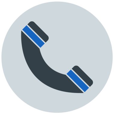 - Telefon. Web simgesi basit illüstrasyon