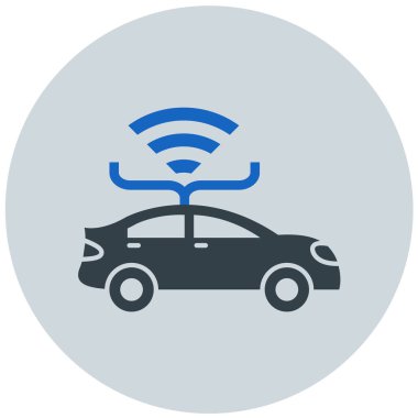 - Araba. Web simgesi basit illüstrasyon