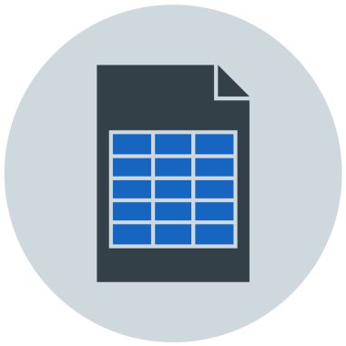 dosya biçimi simgesi, vektör illüstrasyonu