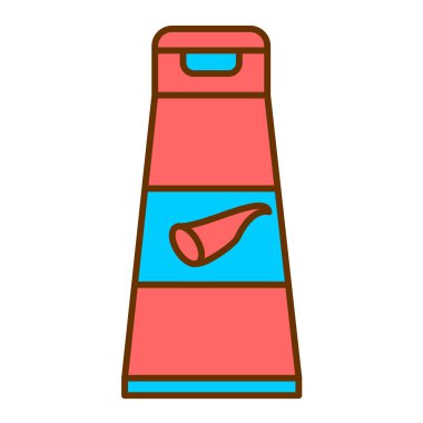 Yiyecek ve içecek sembolünün vektör çizimi