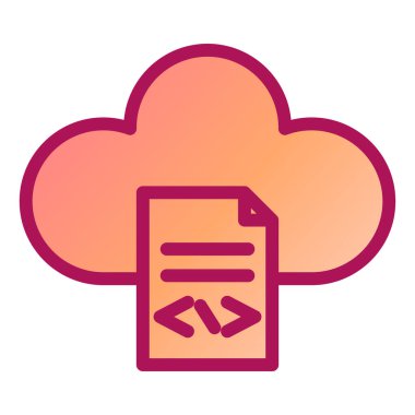 Bulut hesaplama. Web simgesi