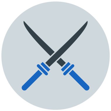 Bıçak. Web simgesi basit illüstrasyon