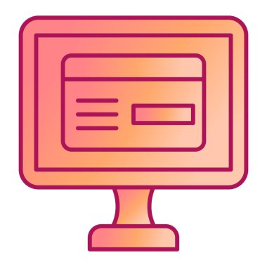 çevrimiçi alışveriş, e-kitap satırı vektör simgesi.