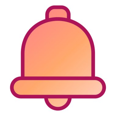 Zil. Web simgesi basit illüstrasyon