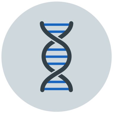 dna. Web simgesi basit illüstrasyon