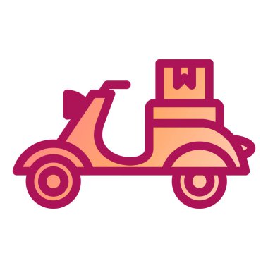 Mobilet. Web simgesi basit illüstrasyon