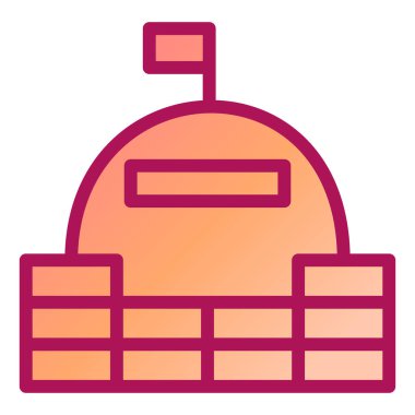 Yemek çantası. Basit resimleme