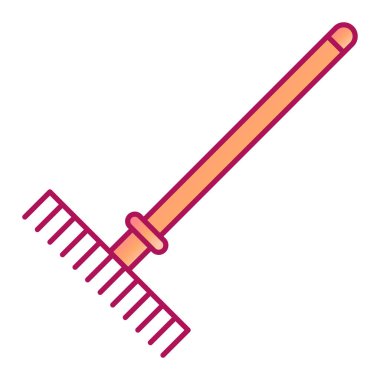 tırmık simgesi vektör çizimi