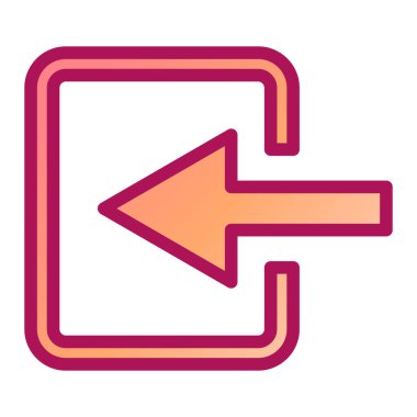 Projeniz için sol yön ok simgesi