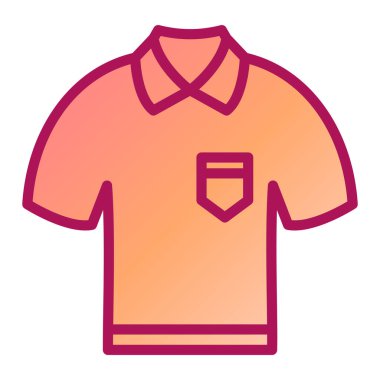 Gömlek. Web simgesi basit illüstrasyon