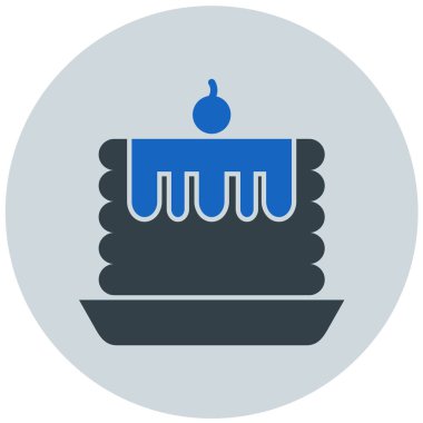 Kek ikonu. Basit tasarım