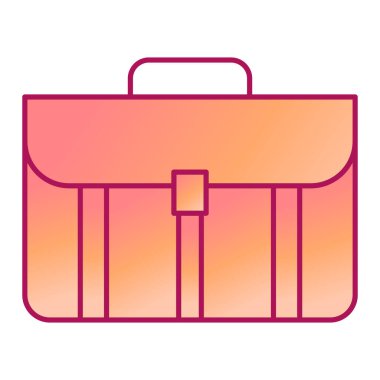 evrak çantası simgesi, vektör illüstrasyonu