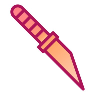 Bıçak. Web simgesi basit illüstrasyon