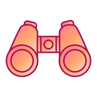 dürbün simgesi vektör illüstrasyon tasarımı