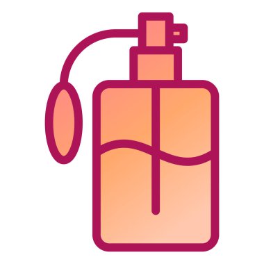 Parfüm modern ikon vektör çizimi 