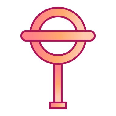 yol işareti modern simge vektör illüstrasyonu 