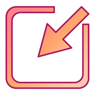 ok simgesi vektör illüstrasyonu